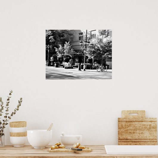 Sidewalk Café Poster (Küche)