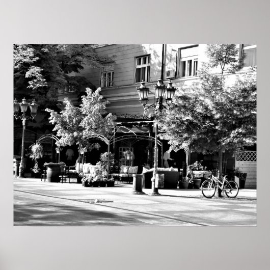 Sidewalk Café Poster (Vorne)