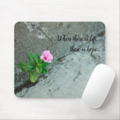 Sidewalk Crack-Blume Mousepad (Mit Mouse)