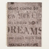 "Sidewalk Dreams-Little Italy, NYC Planner" Planer (Vorderseite)