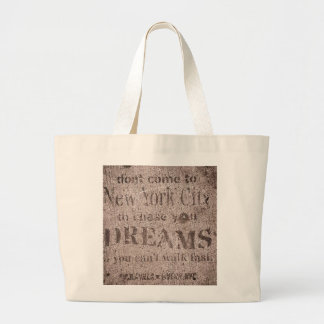 "Sidewalk Dreams-Little Italy, NYC" Tote Bag Jumbo Stoffbeutel