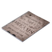 "Sidewalk Dreams" Spiral Foto Notebook Notizblock (Linke Seite)