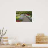 Sidewalk durch Tulpen und Narzissen, 2 Poster (Küche)