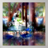 Sidewalk Impressionen von Taos Poster (Vorne)