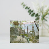 Sidewalk in Paris PostCard Postkarte (Stehend Vorderseite)