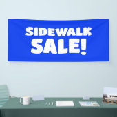 Sidewalk Verkauf! Blauer Banner (Messe)