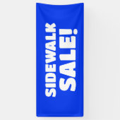 Sidewalk Verkauf! Blauer Banner (Vertikal)