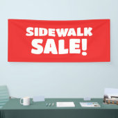 Sidewalk Verkauf! Red Banner (Messe)