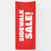 Sidewalk Verkauf! Red Banner (Vertikal)