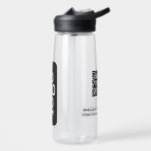 Sideways Business Logo-Branding - QR-Code - Text Trinkflasche (Links)