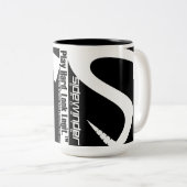 Sidewinder trägt - Team-Tasse - Schwarzes zur Zweifarbige Tasse (VorderseiteRechts)