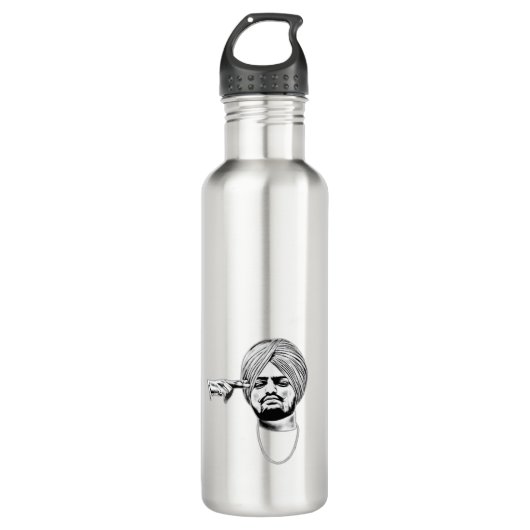Sidhu Moose wala Stainless Steel Punjabi Tribute Edelstahlflasche (Vorderseite)