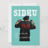 Sidhu Moosewala Desi Merch Punjabi Pullover Einladung (Vorderseite)