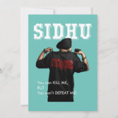 Sidhu Moosewala Desi Merch Punjabi Pullover Einladung (Rückseite)