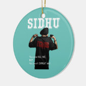 Sidhu Moosewala Desi Merch Punjabi Pullover Keramik Ornament (Links)
