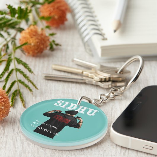 Sidhu Moosewala Desi Merch Punjabi Pullover Schlüsselanhänger (Vorderseite rechts)