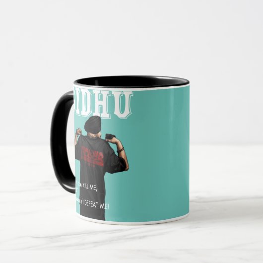 Sidhu Moosewala Desi Merch Punjabi Pullover Tasse (Vorderseite Links)