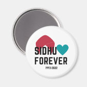 Sidhu-Moosewala-Liebe für immer Magnet (Vorderseite/Rückseite)