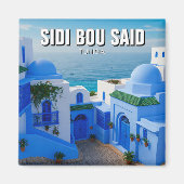Sidi Bou sagte Tunesien Reisen Magnet (Vorne)