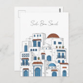 Sidi Bou sagte Tunesien Reisen Postkarte (Vorne/Hinten)