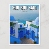 Sidi Bou sagte Tunesien Reisen Postkarte (Vorderseite)