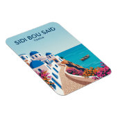 Sidi Bou Said Tunesien Magnet (Rechte Seite)