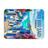 Sidi Bou Said Tunesien Magnet (Horizontal)