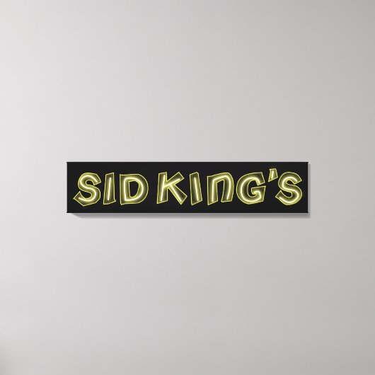 Sidking Leinwanddruck (Vorderseite)