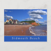 Sidmouth Beach Postcard Postkarte (Vorderseite)