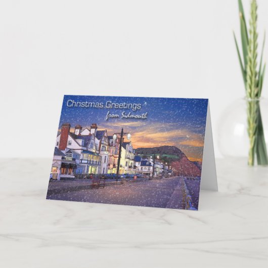 Sidmouth Christmas Card Feiertagskarte (Vorderseite)