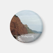Sidmouth Ocean Foto Small, 3,2 cm Round Magnet (Vorne)
