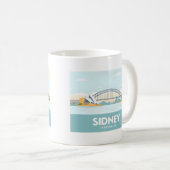 Sidney Australia Opera House Pastel Travel Kaffeetasse (VorderseiteRechts)
