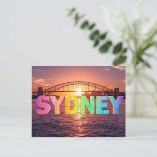 Sidney australia postkarte (Stehend Vorderseite)