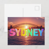 Sidney Australien Postkarte (Vorne/Hinten)