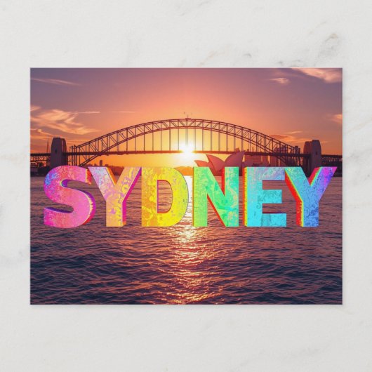 Sidney Australien Postkarte (Vorderseite)