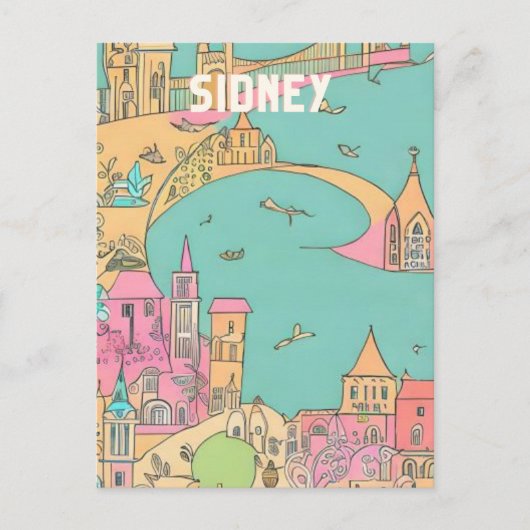 Sidney Australien Postkarte (Vorderseite)