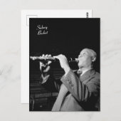 Sidney Bechet Postkarte (Vorne/Hinten)
