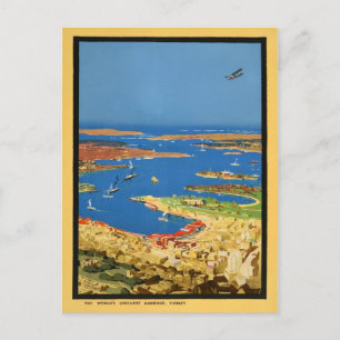 Sidney Harbor Postkarte