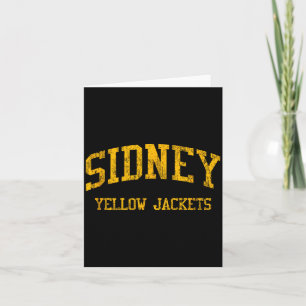 Sidney High School HS Sidney OH Vintage Sport Karte