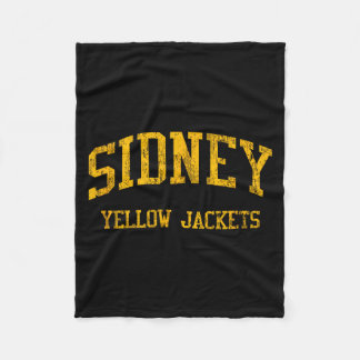Sidney High School HS Sidney OH Vintage-Sportartik Fleecedecke