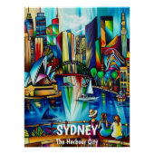 Sídney: La Ciudad del Puerto Poster (Vorderseite)