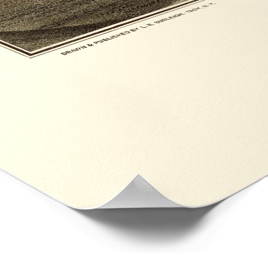 Sidney, NY Panoramic Map - 1887 Poster (Ecke)