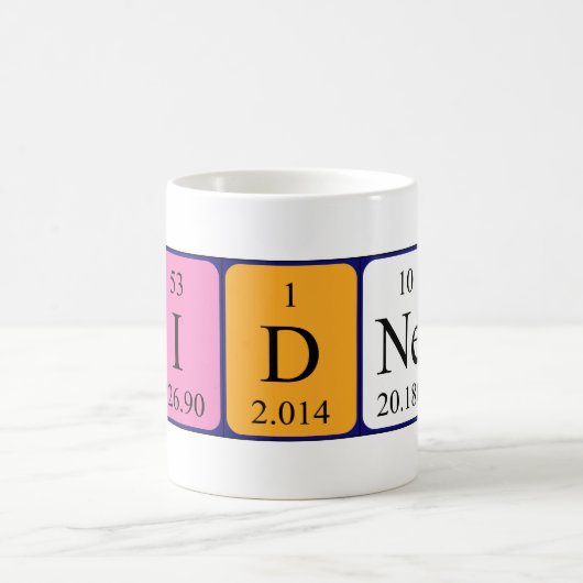 Sidney Periodenname Tasse (Mittel)