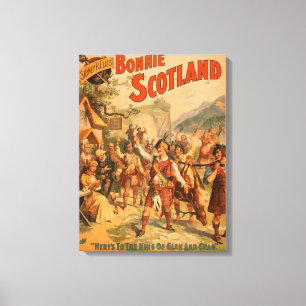 Sidney R. Ellis' Bonnie Scotland Schottisches Stüc Leinwanddruck