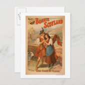 Sidney R. Ellis' Bonnie Scotland Scottish Play Postkarte (Vorne/Hinten)