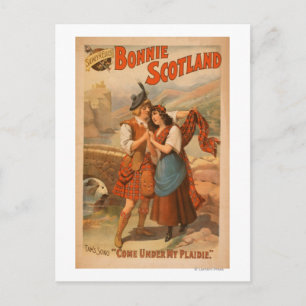 Sidney R. Ellis' Bonnie Scotland Scottish Play Postkarte