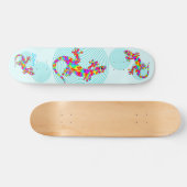 Sidney Salamander Aqua Skateboard Deck (Horizontal)