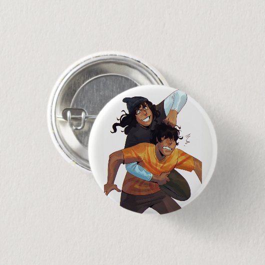 Sidney und jo noogie Knopf Button (Vorne & Hinten)