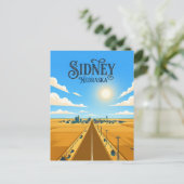 Sidney USA Postkarte (Stehend Vorderseite)