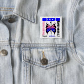 SIDS Awareness Butterfly Button (Beispiel)